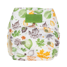 Load image into Gallery viewer, Baba and Boo reusable cloth nappy little twidlets leaves