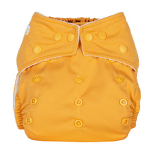 Load image into Gallery viewer, baba and boo reusable one size cloth nappy - orange amber | Hadley Green Home