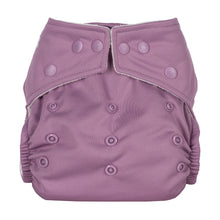 Load image into Gallery viewer, baba and boo reusable one size cloth nappy little twidlets wisteria purple
