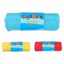 Load image into Gallery viewer, Bright Bots Cotton Cellular Blankets New baby gift ideas | Hadley Green Home