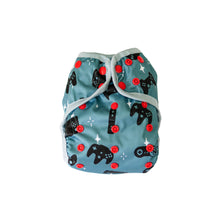 Load image into Gallery viewer, bebeboo Gamer reusable nappy wrap cover little twidlets