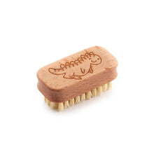 Load image into Gallery viewer, Dinosaur wooden nail brush | Hadley Green Home