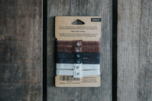 Load image into Gallery viewer, Plastic Free Hair band Ties -Natural. Pack of Six little twidlets