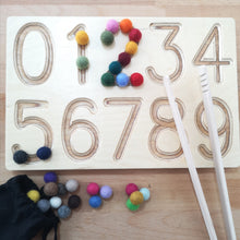 Load image into Gallery viewer, Hellion Toys Wooden Number Board | Hadley Green Home