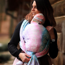 Load image into Gallery viewer, Lolly Wovens - Fractal Magnolia - Woven Wrap - Size 6 Little twidlets