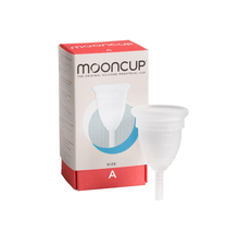 Load image into Gallery viewer, Size A Mooncup menstrual period cup for eco friendly periods little twidlets
