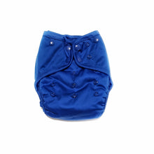 Load image into Gallery viewer, bebeboo Phantom blue reusable wrap nappy cover Little twidlets