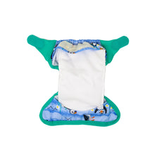 Load image into Gallery viewer, Inside close pop in newborn puffin Pop-in Reusable Newborn Cloth Nappy  Little Twidlets