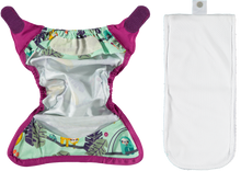 Load image into Gallery viewer, Pop-in Reusable Newborn Cloth Nappy Sloth Little Twidlets