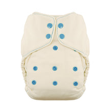 Load image into Gallery viewer, Thirsties Fitted Cloth nappy Blue ocean little twidlets