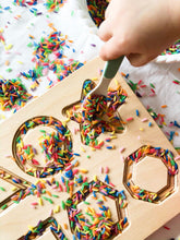 Load image into Gallery viewer, Hellion toys shape board for early years, with sprinkles play | Hadley Green Home