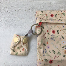 Load image into Gallery viewer, Boo Cloth Nappy keyring Little Twidlets Wildflower
