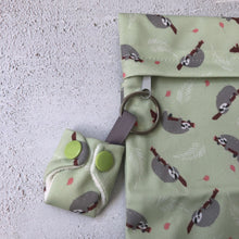 Load image into Gallery viewer, Baba and Boo Cloth Nappy keyring sloth Little Twidlets
