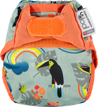 Load image into Gallery viewer, Pop-in Reusable Newborn Cloth Nappy Tucan Little Twidlets