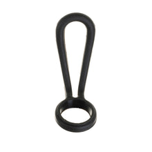 Load image into Gallery viewer, Sloop Loop for One Green Bottle reusable water bottle silicone holder carrier Little Twidlets Licorice Black