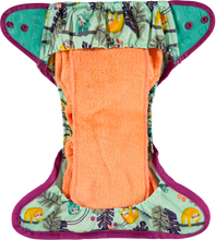 Load image into Gallery viewer, Close Parent Pop In Reusable Nappy - Hook and Loop | Little Twidlets Sloth