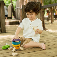 Load image into Gallery viewer, Stacking Rocket - Plan Toys
