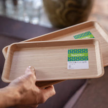 Load image into Gallery viewer, Bamboo Serving Tray, Large Rectangle | Bamboo | Hadley Green Home
