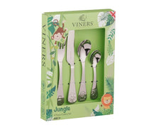 Load image into Gallery viewer, Jungle 4 piece Kids Cutlery Set | Viners | Hadley Green Home
