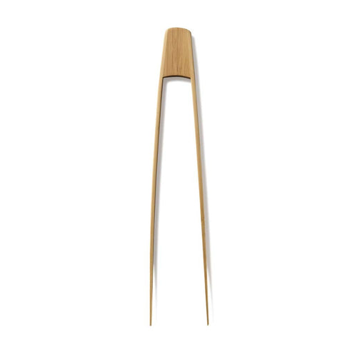 Pair of wooden tongs on a white background | HAdley Green Home