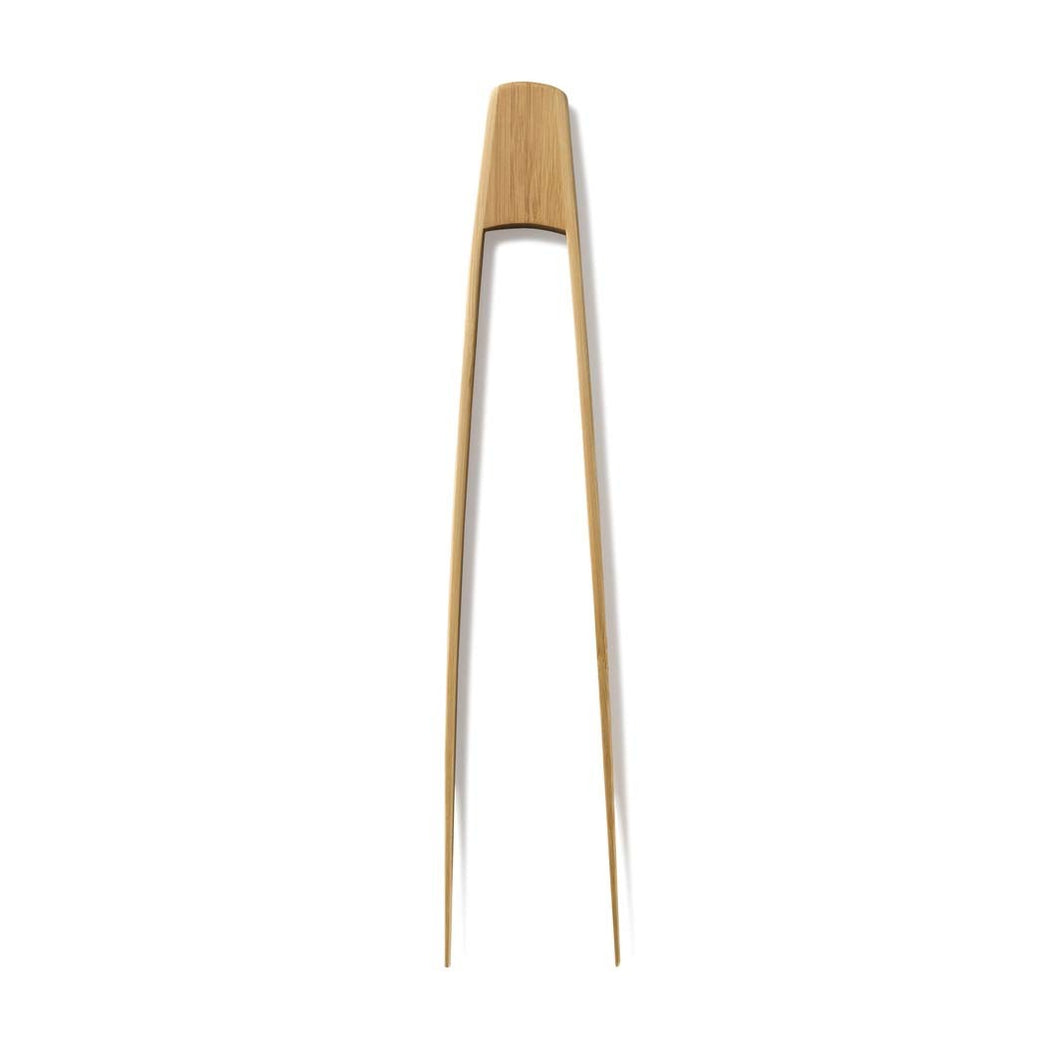 Pair of wooden tongs on a white background | HAdley Green Home