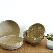 Load image into Gallery viewer, Jute Medium Bowl - Natural | Respiin | Hadley Green Home 
