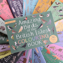 Load image into Gallery viewer, Amazing Birds of the British Isles colouring book, Button and Squirt | Little Twidlets
