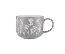Load image into Gallery viewer, Blue MAson Cash, in the Meadow mug with white floral Daisy pattern on a white background | Hadley Green Home 
