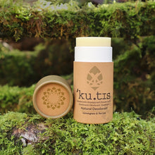 Load image into Gallery viewer, 'ku.tis' natural deodorant on a mossy background | Hadley Green Home
