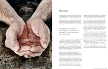 Load image into Gallery viewer, Close-up of hands holding water with text in the book Crumb | Hadley Green Home

