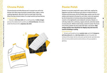 Load image into Gallery viewer, Instructions for chrome and pewter polishing with images and text. | Hadley Green Home

