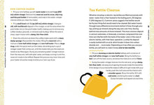 Load image into Gallery viewer, Instructions for a Tea Kettle Cleanse with a yellow teapot illustration on a white background. | Hadley Green Home
