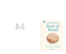 Load image into Gallery viewer, Book of Bread on a white background Size compassison to an A4 sheet | Hadley Green Home
