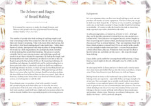 Load image into Gallery viewer, Book page with text on bread making science and stages, surrounded by decorative elements. | Hadley Green Home
