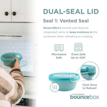 Load image into Gallery viewer, Round Silicone BounceBox – 8 fl oz Seafoam
