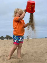 Load image into Gallery viewer, Kelly Litchfield Orange Beeboobuzz t shirt Little Twidlets 

