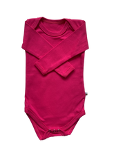 Load image into Gallery viewer, Beeboobuzz Long sleeved Baby Vest Pink Little Twidlets
