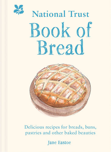 Book cover of 'National Trust Book of Bread' with a loaf of bread illustration on the front | Hadley Green Home