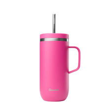 Load image into Gallery viewer, Insulated Stainless Steel Cold Cup With Handle – Magenta – 600ml
