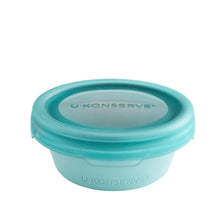 Load image into Gallery viewer, Turquoise U-Konserve food container on a white background | Little Twidlets
