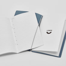 Load image into Gallery viewer, Recycled Leather Planner – Charcoal Black | Vent For Change
