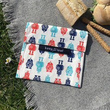Load image into Gallery viewer, Keep Leaf Sandwich Bag - Robot
