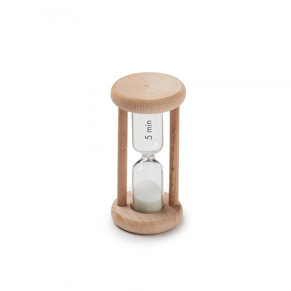 sustainable Beach Wood 5 min  timer from Eco Living | Hadley Green Home