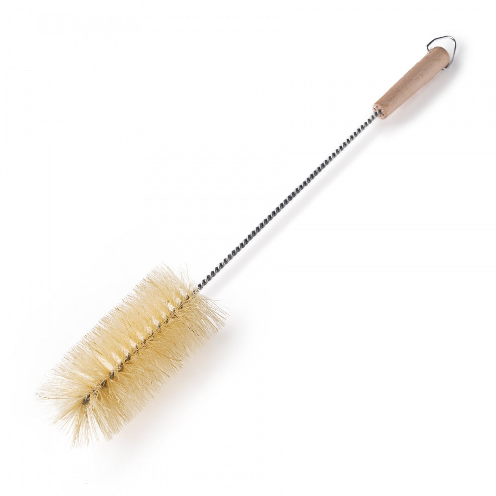 Bottle brush with wooden handle on a white background | Hadley Green Home