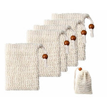 Load image into Gallery viewer, Soap Bag - Sisal | Natural Fibre Mesh Soap Pouch Sack
