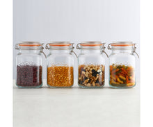 Load image into Gallery viewer, Kilner Clip Top Square Jar 1.5 Litre | Kilner | Hadley Green Home
