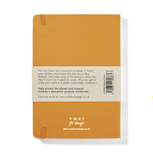 Load image into Gallery viewer, vent for change lined notebook. Little Twidlets 
