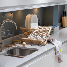 Load image into Gallery viewer, Wooden dish rack drainer . Eco living | Little Twidlets
