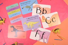 Load image into Gallery viewer, Alphabet Of Amazing Dinosaurs Flash Cards | Button and Squirt | Little Twidlets

