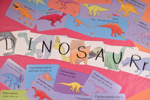 Load image into Gallery viewer, Alphabet Of Amazing Dinosaurs Flash Cards | Button and Squirt | Little Twidlets
